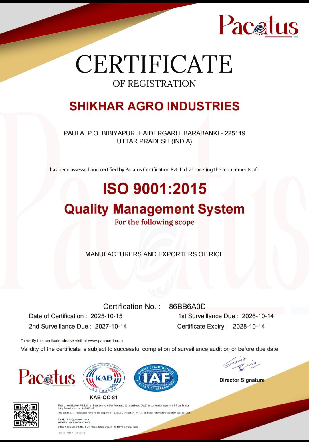 ISO 9001:2015